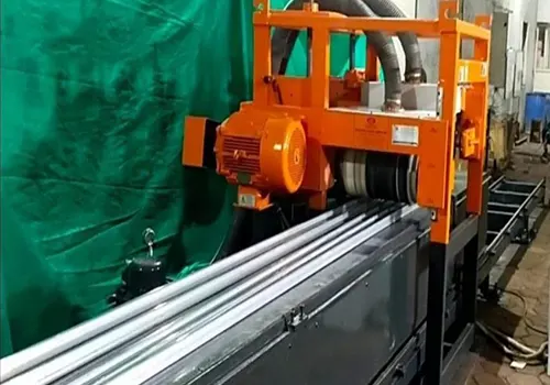 Aluminum Window Section Polishing / Buffing Machine